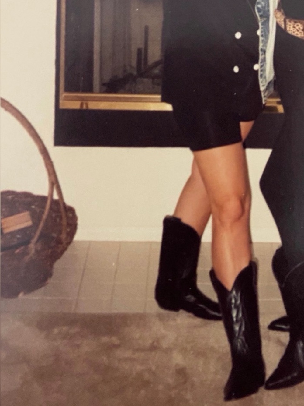 Vintage 1980’s Vittorio Ricci Black Leather Western Cowboy Boots - Picture 8 of 8